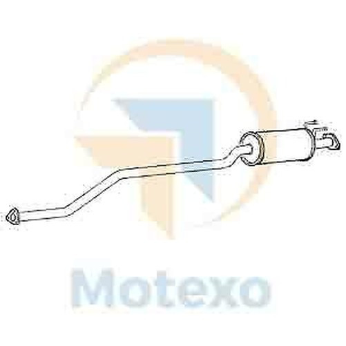 Klarius HA332K Auspuff Mitte Dose Civic 1.7 01-05-image