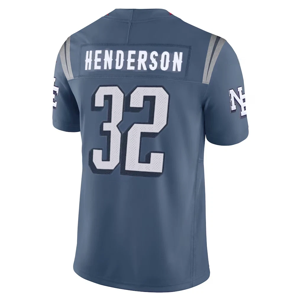 Men's Patriotss Storm Blue 2025 Rivalries Collection Limited Stitched Jersey