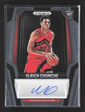 2024-25 Panini Prizm Black Ulrich Chomche -ULR Rookie Signatures Auto TV3019