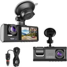 Dual Dash Camera for Car Front and inside Dash Cam Car Security Video Recorder w