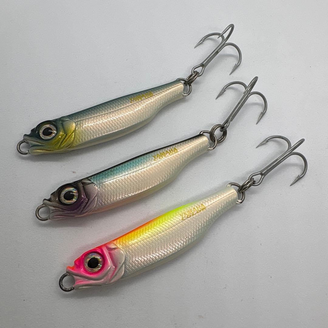 Fishing Lure Megabass Metal Jig YAMAHA Collaboration Set of 3 Super Rare Old - Image 4