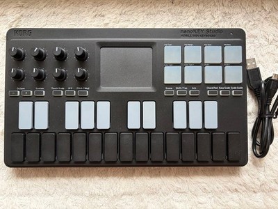 KORG nanoKEY Studio MIDI Keyboard Controller USB Cable Preowned from Japan