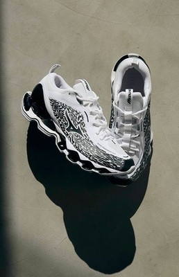 tayaku　Mサイズ　白黒 WAVE PROPHECY 13.2 Unisex White x Black MIZUNO Shoes | eBay