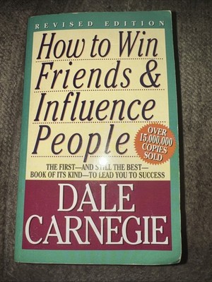 Vintage Unread How to Win Friends & Influence People by Dale Carnegie 1981