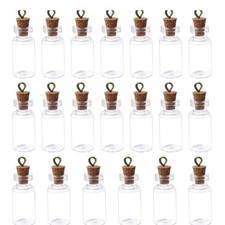 Mini Glasflaschen Set mit Korken 20 Stück Dekor Hochzeitsgeschenke