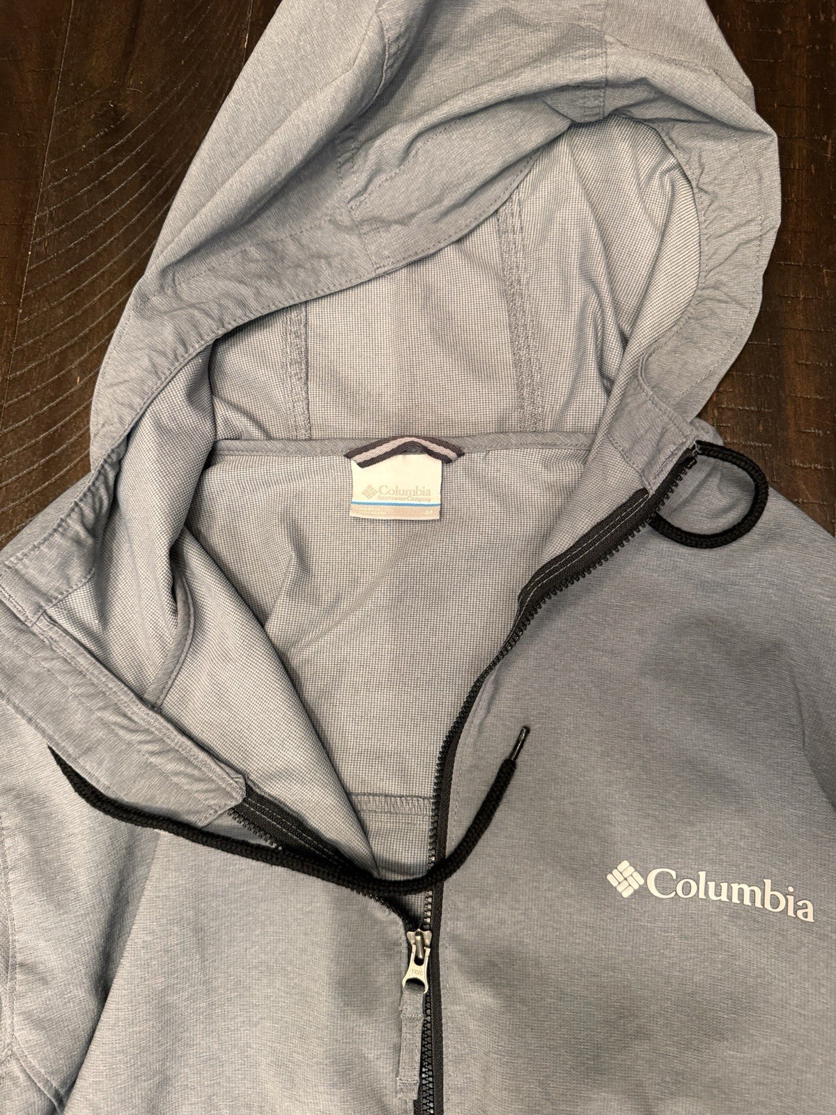Columbia Men’s Size Medium Gray Color Full Zip Jacket thumbnail 3