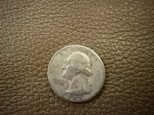 1942 Washington Quarter Silver Circulated LIBERTY IN GOD WE TRUST