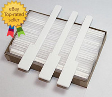 Piano Keytops - Piano Key Replacement - White Gloss Short Head Complete Set