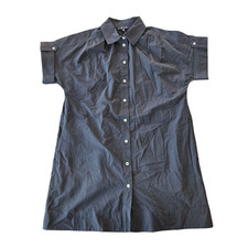 Madewell Collared Button-Front Mini Shirtdress Size XS NWT 