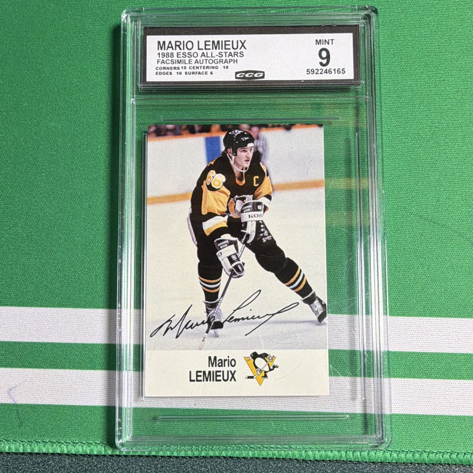 Esso 1988-89 NHL All-Star Collection Mario Lemieux Penguins Base CCG 9
