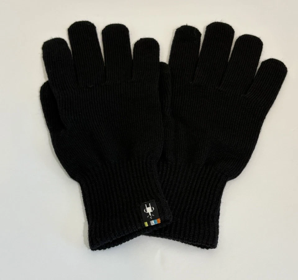 Guantes SmartWool Liner Unisex Para Hombre Talla Mediana Nuevos con Etiquetas Negro Mezcla de Lana Merino Foto 2 de 4
