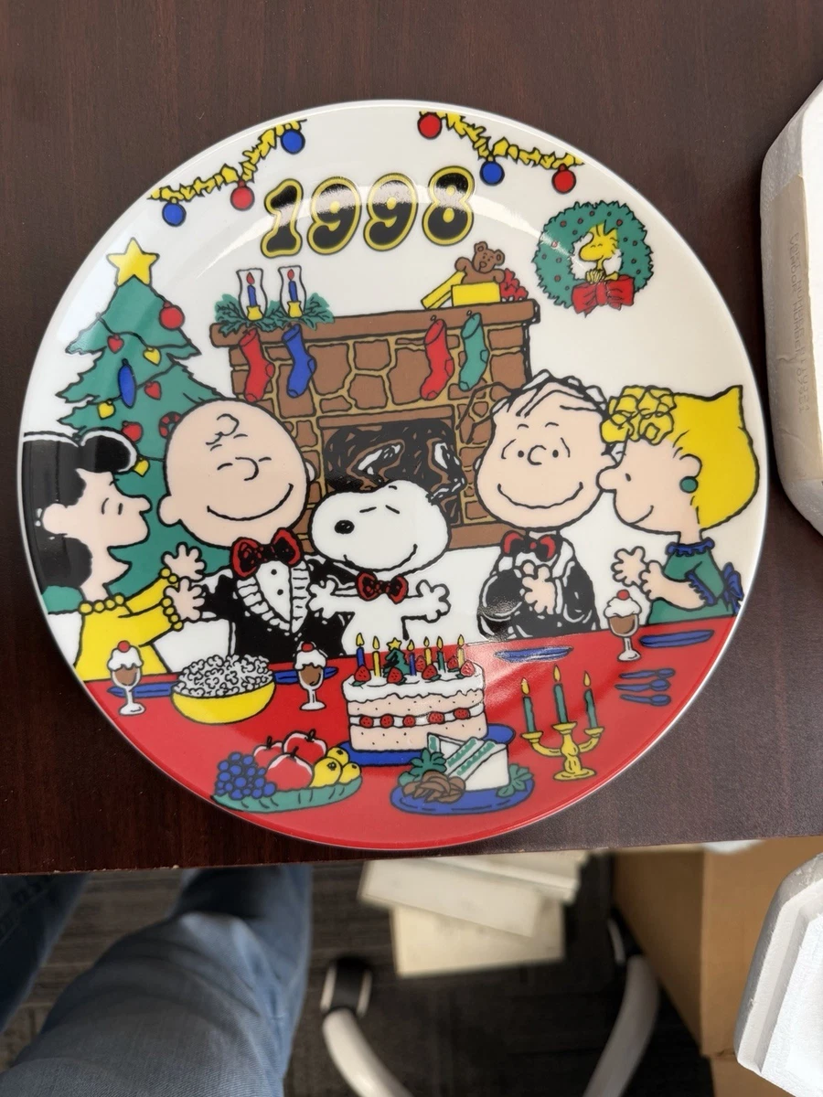 peanuts christmas plate products for sale | eBay