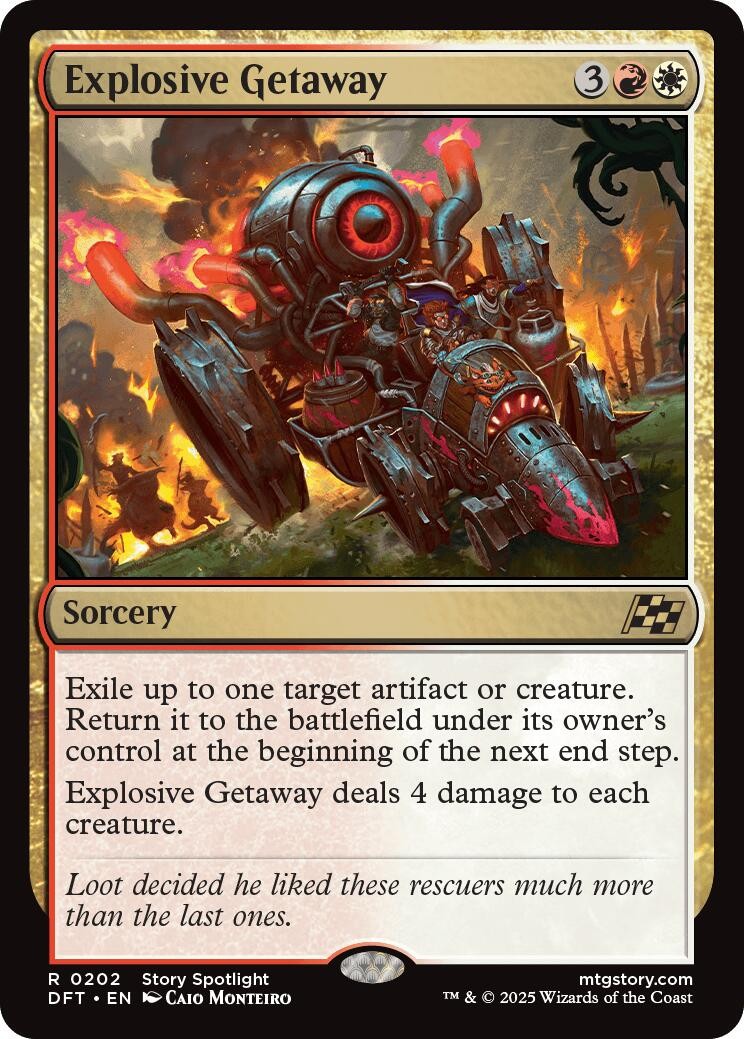 Explosive Getaway - 202 - NM - Aetherdrift