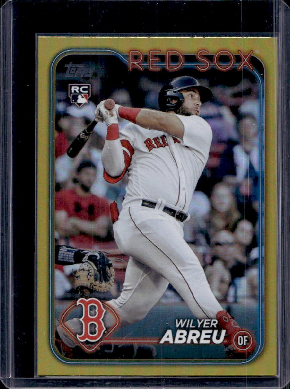 2024 Topps Wilyer Abreu RC Gold Foil Rookie #672 Red Sox
