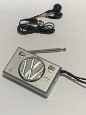 Micro Radio with VW design on the front FM built-in speaker plus earphone
