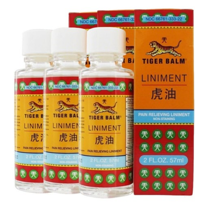#ad #ad Tiger Balm Tiger Liniment Oil 2 Oz 57ml 3 Bottles Exp:2029 $29.99