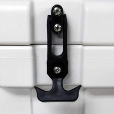 2Pcs Rubber Hood Catch T Handle Elastic Hasp Flexible Draw Latches & Screws For