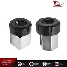 For CNC Lathe Engraving Machine ER-40 Square Hex Collet Block Chuck Holder
