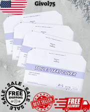 New 4 Pack Disposable Toilet Seat Covers Flushable Paper Toilet Seat Cover