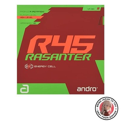 New andro Table Tennis Rubber Lazantar R45 Inverted Soft UM Tension Red 2.0