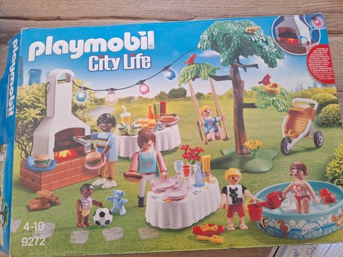 Playmobil 9272 City Life Gartenfest Grillen Camping Grillabend