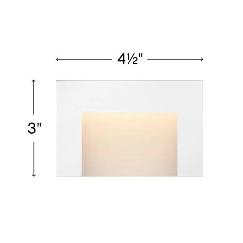 Hinkley Lighting 1553 Bronze Taper 3"H Led Step Light - Picture 2 of 5