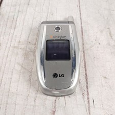 LG L1400 Flip Phone Cingular - Gray Cell Phone w/ Battery - TESTED WORKING