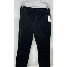 Juicy Couture Black California Skinny Pants Corduroy Women's Size 14 NWT