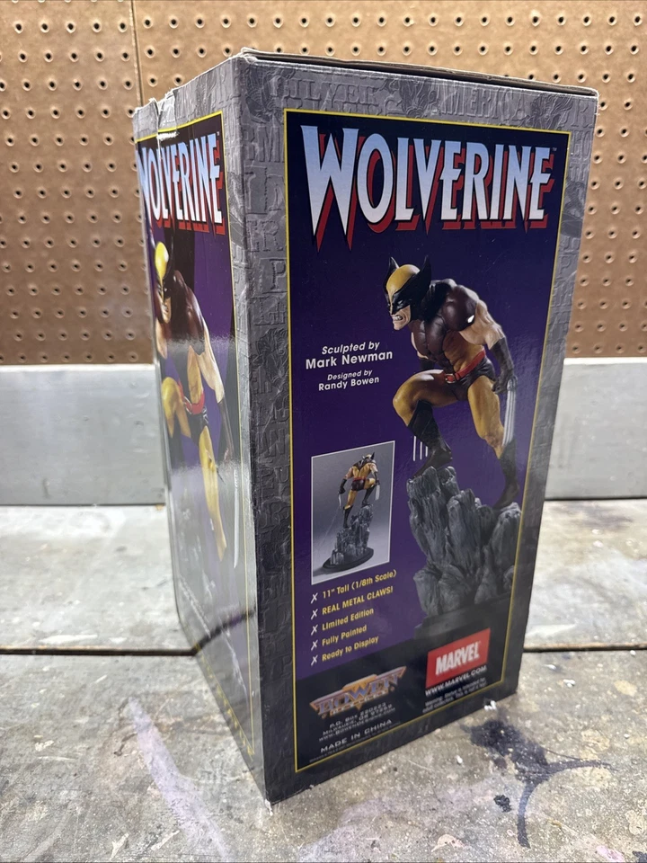 Bowen Designs Marvel El Lobezno Estatua Tamaño Completo X-Men Versión Marrón Foto 2 de 4