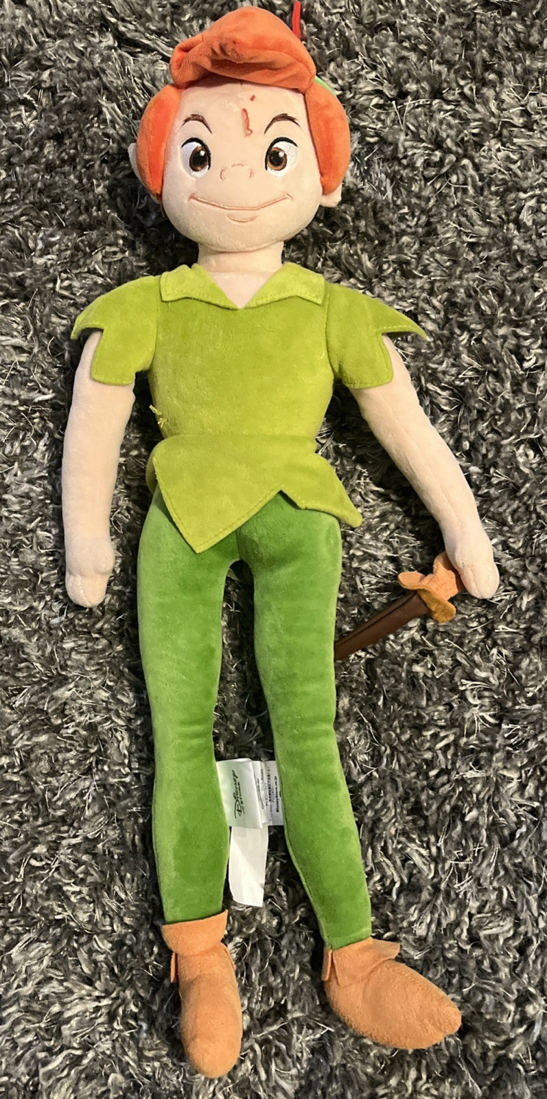 Walt Disney 22” Peter Pan Plush Stuffed Doll