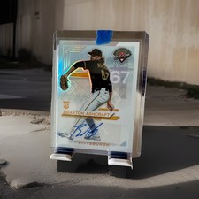 2025 Panini Prospect Edit.  Prospect Signatures Braxton Ashcraft RC #145 Holo AU