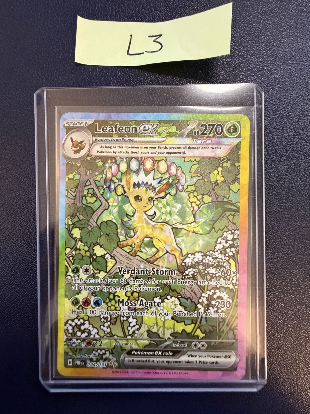 Leafeon ex 144/131 Sv: Prismatic Evolutions Holo - L3