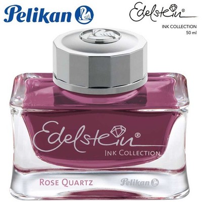 Pelikan Tintenglas Edelstein Rose Quartz 50 ml Tintenfass Farbe des Jahres 2023