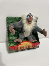 Vintage Mattel 1994 Disney  s The Lion King Rafiki Plush Figure New In Box
