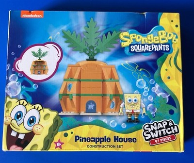 Snap & Switch SpongeBob Squarepants Pineapple House Construction 97 Pieces New