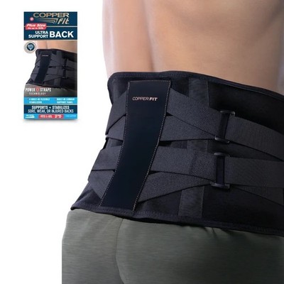 Lower Back Brace For Lumbar  Ultra Back Support Copper Fit X (2XL/3XL)
