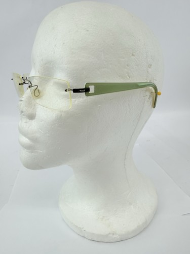 Lindbergh Spirit Titanium Col K52 125 mm Green Silver Rimless Eyeglasses W/ Rx - Bild 5 von 22