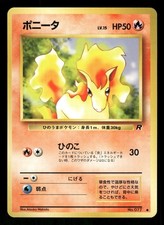 1997 Light Played Pokemon Ponyta No. 077 Team Rocket Japanese