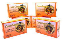 6x Carrot Extract Bar Soap Helps Cleanse Pores  Improve Skin Tone 4.4 oz