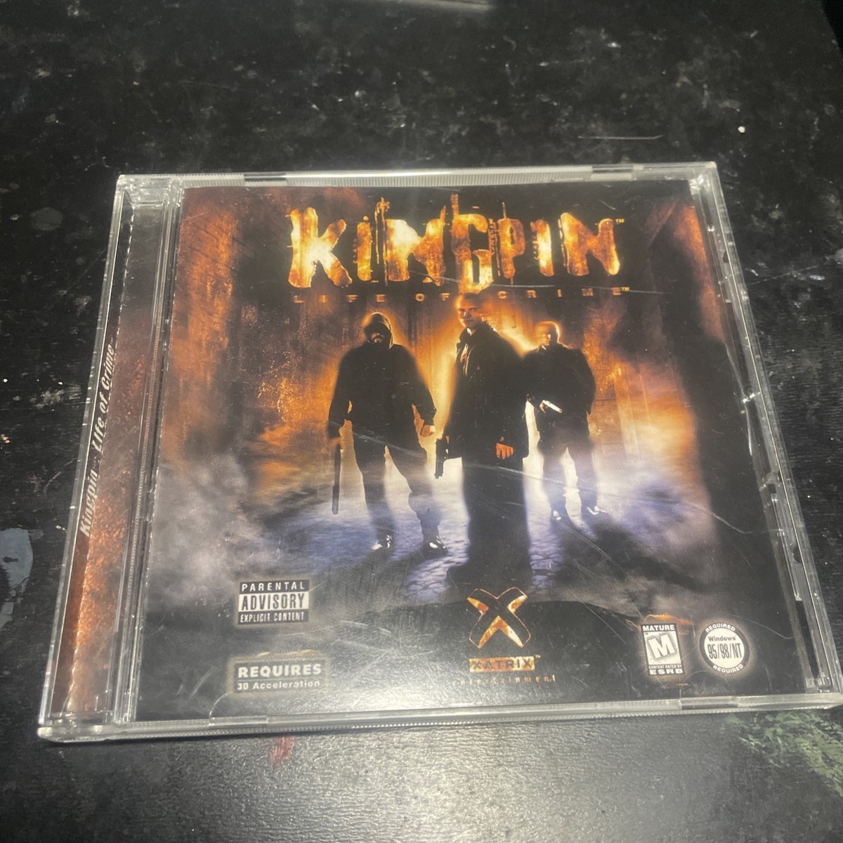 「激安」Kingpin: Life of Crime PC Windows Kingpin: Life of Crime (PC, 1998) CDROM Computer Game used