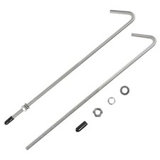 2PCS Battery Hold Down Bracket Stainless Steel J Hook Battery Hold Down 10 Inch