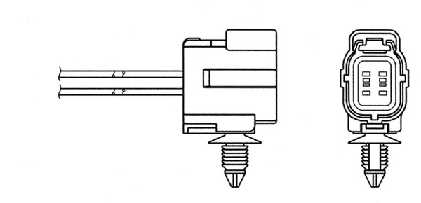 NTK Lambdasonde, Sensor Abgassteuerung 1334-image
