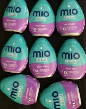 8 MIO Liquid Water Enhancer Arctic Grape Drink 0 Cals Squeeze Mix Juice 1.62