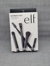 e.l.f. Ultimate Eyes 5 Piece Cosmetic Brush Collection - New Sealed.