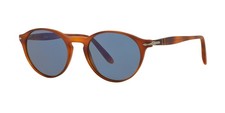 PERSOL PO3092SM 900656 Phantos Terra Di Siena Light Blue 50 mm Men's Sunglasses