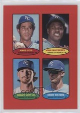2023 Heritage 1974 Topps Baseball Stamps Red Amos Otis John Mayberry 1b2c