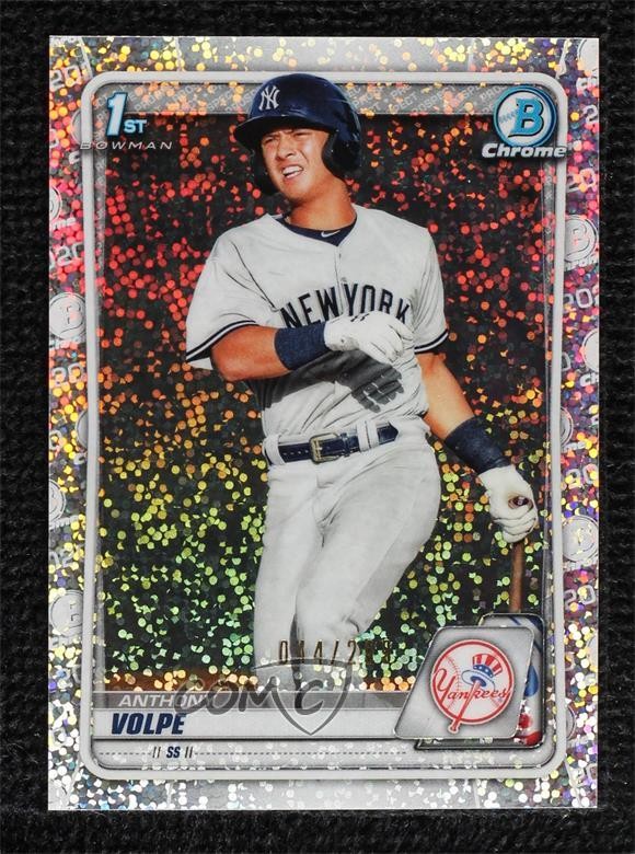 2020 Bowman Chrome Prospects Speckle Refractor /299 Anthony Volpe #BCP-139