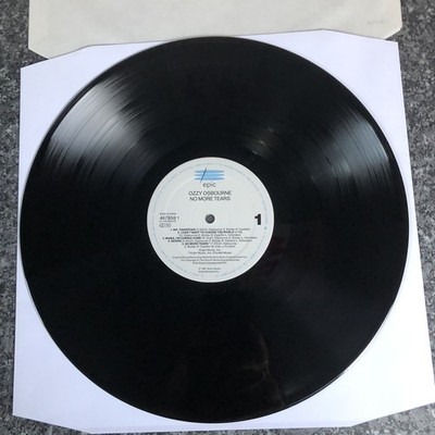 LP VINYL OZZY OSBOURNE ALBUM NO MORE TEARS EPC 467859 1 EUROPE 1ST