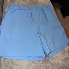 Columbia PFG Omni Shade Shorts Mens XXL Blue Fishing Swim Elastic