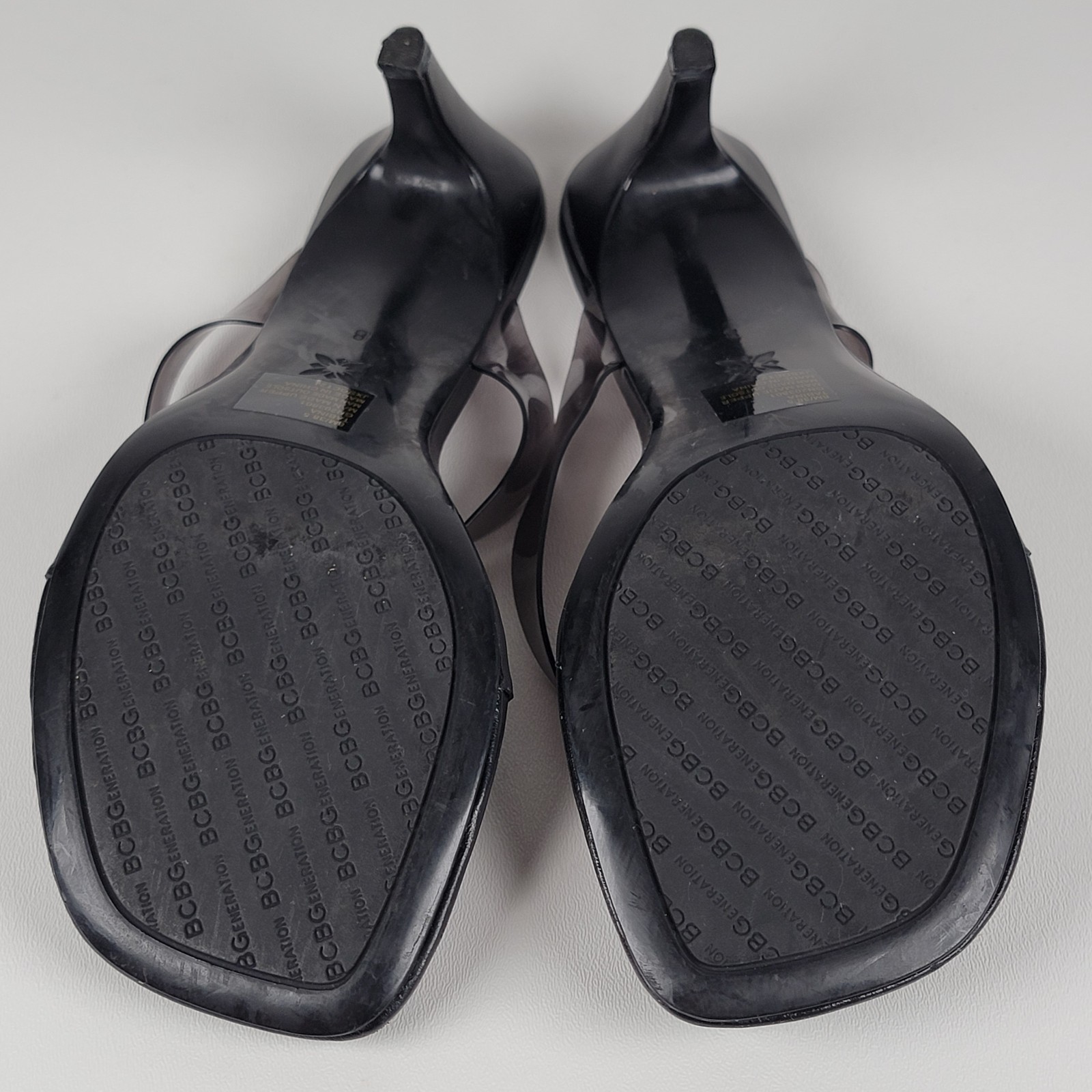 BCBGENERATION BLACK TABINA SQUARE TOE KITTEN HEEL… - image 8